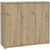 Schuhschrank FORTE "Alice Springs", braun (artisan eiche), B:109,2cm H:99,1cm T:34,9cm, Spanplatte, Schränke, Stauraumschrank, Mehrzweckschrank, grifflose Front, Push to open
