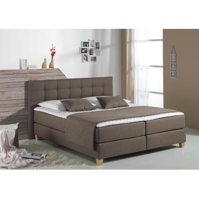 Dekokissen HOME AFFAIRE "Tommy", Kinder, Gr. B/L: 80cm x 210cm, 3 St., braun (hellbraun, unifarben), Polyester, unifarben, Dekokissen_Sitzkissen_Kissenhüllen, Kissen-Plaidset für »Tommy« Boxspringbett Image