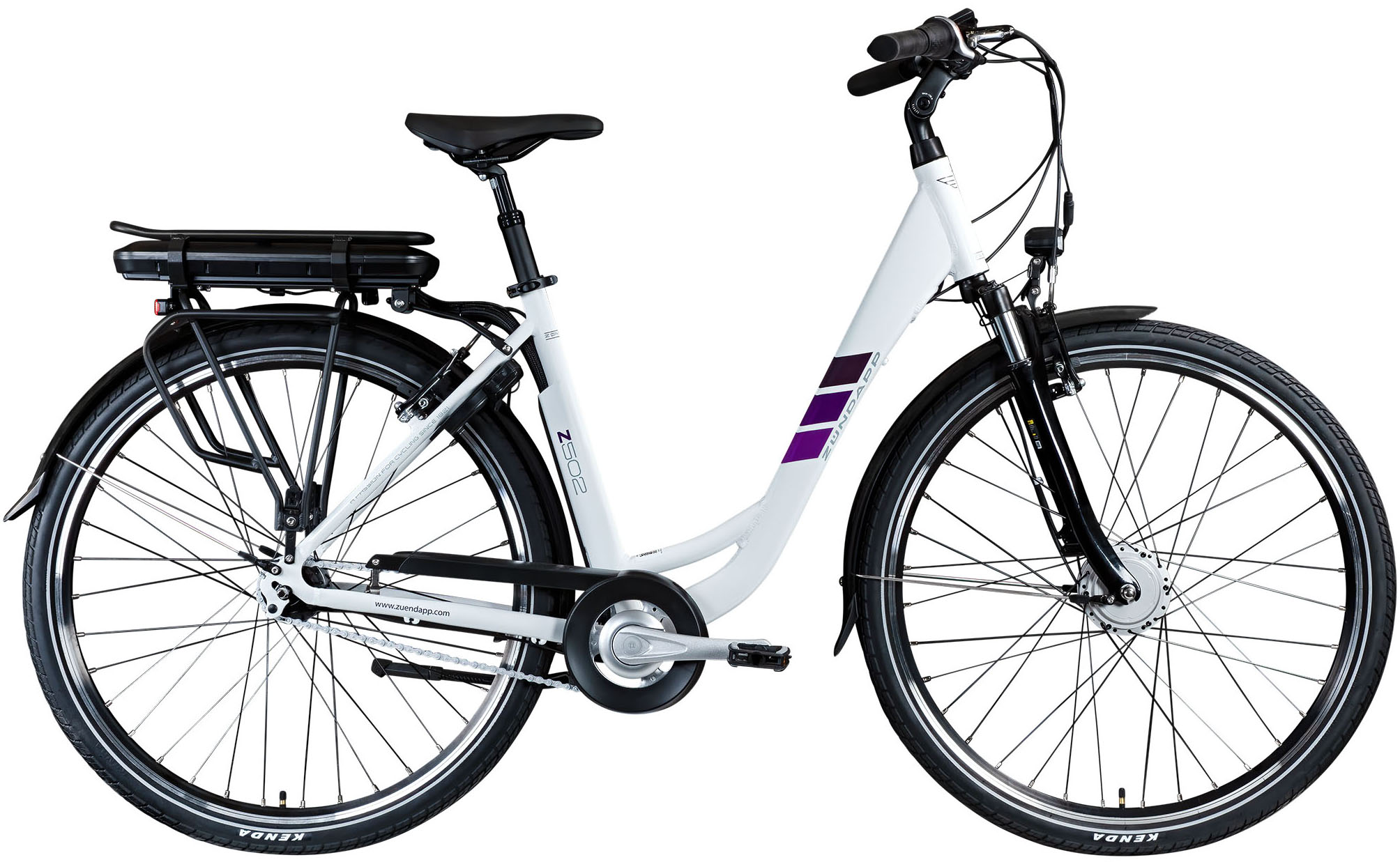E-Bike ZÜNDAPP "Z502" Gr. 50, weiß, Elektrofahrräder, 50cm, 28 Zoll (71,12cm) Image