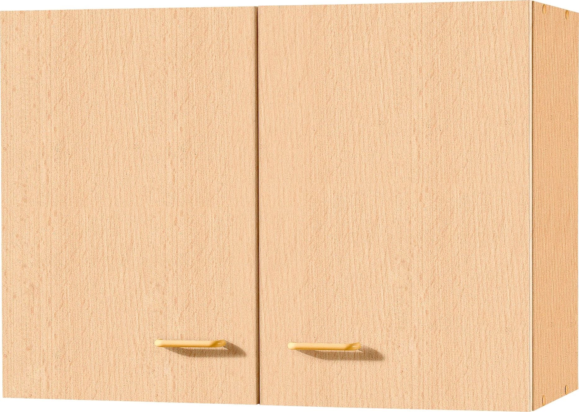 Hängeschrank KOCHSTATION "KS-Elster", braun (buchefarben), B:80cm H:57cm T:34cm, Holzwerkstoff, Schränke, Breite 80 cm Image