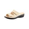 Pantolette CLASSIC, Damen, Gr. 42, beige, Lederimitat, klassisch, Schuhe
