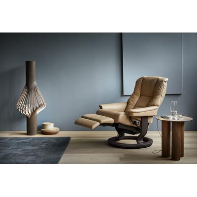 Relaxsessel STRESSLESS "Mayfair", braun (almond paloma), B:79cm H:101cm T:77cm, Leder BATICK: BATICK ist ein leicht korrigiertes, durchgefärbtes und genarbtes Möbelleder, bei dem die meisten Unebenheiten und Spuren in der Regel entfernt wurden.,... Image