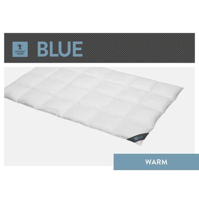 Daunenbettdecke SPESSARTTRAUM "Blue", weiß, B:155cm L:200cm, Bezug: 100% Baumwolle. Füllung: 60% Daunen, 40% Federn, Bettdecken, hergestellt in Deutschland, allergikerfreundlich Image