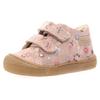 Lauflernschuh NATURINO "Amur", Kinder, Gr. 30, rosa, Veloursleder, geblümt, Schuhe, Barfußschuh, Klettschuh mit Blumenprint, Größenschablone zum Download