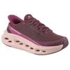 Slip-On Sneaker SKECHERS "MAX CUSHIONING GLIDE-STEP-SAPPHIRE", Damen, Gr. 41, rot (burgunderrot), Lederimitat, Mesh, sportlich, Schuhe, Laufschuh, Trainingsschuh mit dämpfender Glide Step Sohle