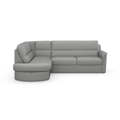 Ecksofa SIT & MORE "Panini L-Form", grau, B:243cm H:87cm T:175cm, Sofas, wahlweise mit Bettfunktion und Bettkasten Image