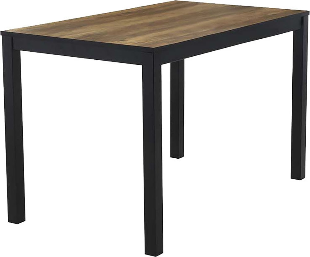 Esstisch JOCKENHÖFER GRUPPE "Barista", schwarz (schwarz, akazie dunkel), B:120cm H:76cm T:75cm, Tische, ausziehbar in zwei Größen, platzsparend, Metalluntergestell Image