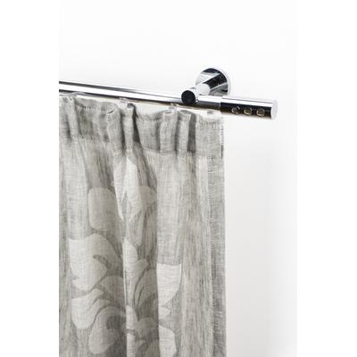Gardinenstange GARESA "EASY", grau (chromfarben), B:67cm L:150cm Ø:20mm, Aluminium, Gardinenstangen Image
