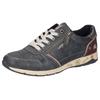 Sneaker LERROS, Herren, Gr. 42, grau (grau, weinrot), Lederimitat, used, casual, Schuhe, Schnürschuh, Freizeitschuh, Halbschuh mit Reißverschluss