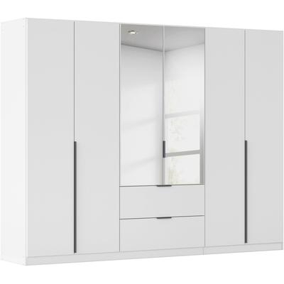 Drehtürenschrank RAUCH "Kleiderschrank Schrank Garderobe AGORDO mit Dekor- oder Hochglanzfront", weiß (alpinweiß), B:271cm H:229cm T:54cm, Holzwerkstoff, Schränke, mit Außenschubkästen, in 7 Breiten und 2 Höhen MADE IN GERMANY Image
