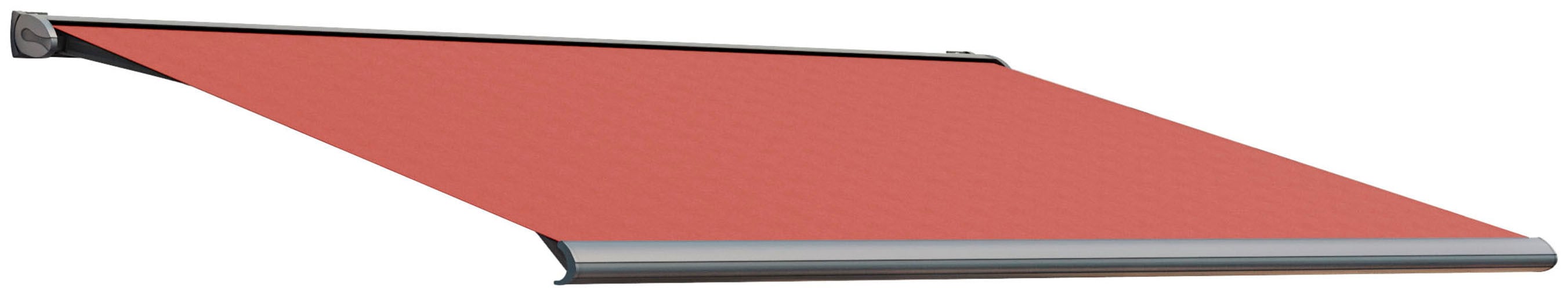Kassettenmarkise WISMAR "S-Compact", rot (rostrot), B:600cm H:19cm, Polyacryl, Markisen Image