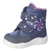 Winterstiefel PEPINO BY RICOSTA "Milena WMS: mittel", Kinder, Gr. 26, blau (navy, rosa), Textil, Lederimitat, Nylon, casual, Schuhe, Babyschuh mit Warmfutter und Sympatex, Größenschablone zum Download