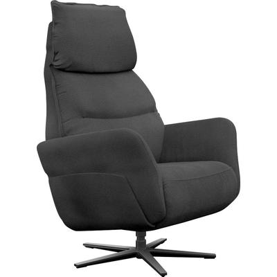 Relaxsessel ALINA "Thimo", schwarz (schwarz xbo 10), B:84cm H:117cm T:90cm, Struktur fein XBO (100% Polyester), Sessel, in Größe L, Liegefläche 185cm, verstellbar, optional mit Aufstehhilfe Image
