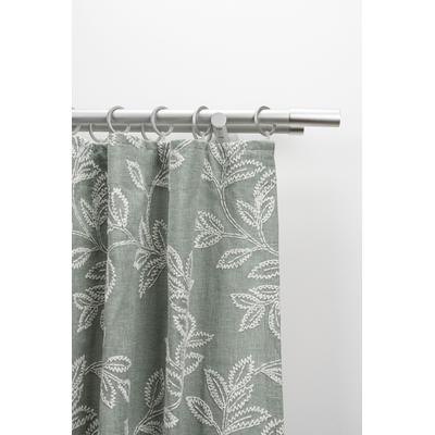 Gardinenstange GARESA "EASY", silber (silberfarben), B:64cm L:290cm Ø:20mm, Aluminium, Gardinenstangen, Vorhanggarnitur, verlängerbar, Wandmontage, Aluminium, mit Ringe Image