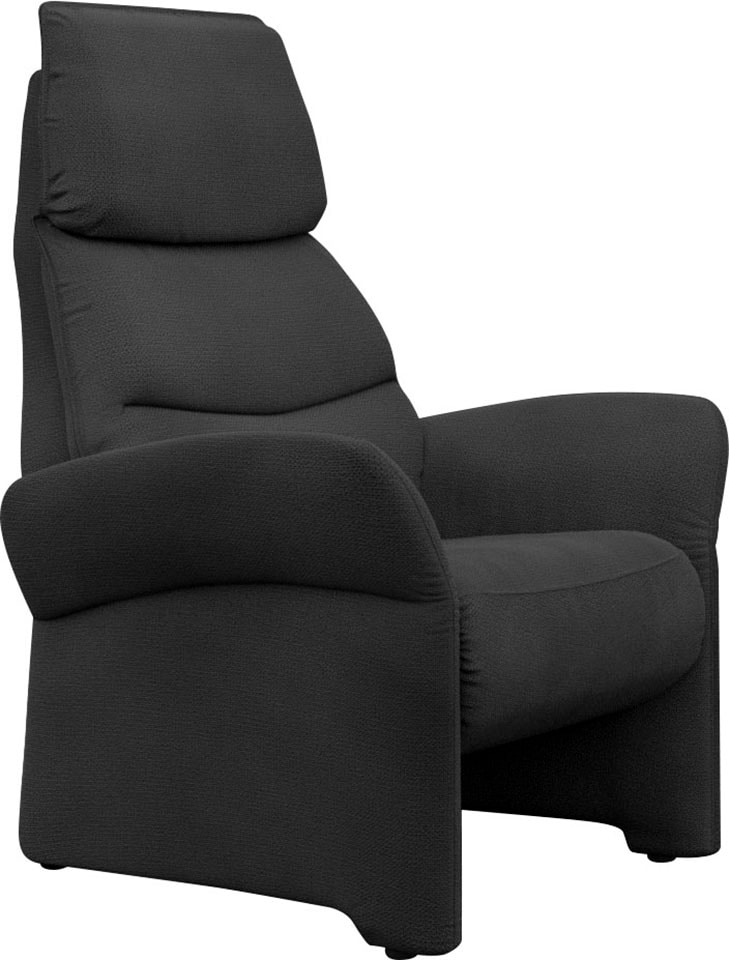 Relaxsessel ALINA "Savin", schwarz (schwarz xbo 10), B:84cm H:114cm T:88cm, Struktur fein XBO (100% Polyester), Sessel, Relaxsessel, in Größe M, Liegefläche 180cm, verstellbar, optional mit Aufstehhilfe