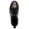 Stiefelette JANA, Damen, Gr. 39, schwarz (schwarz, gemustert), Textil, feminin, Schuhe
