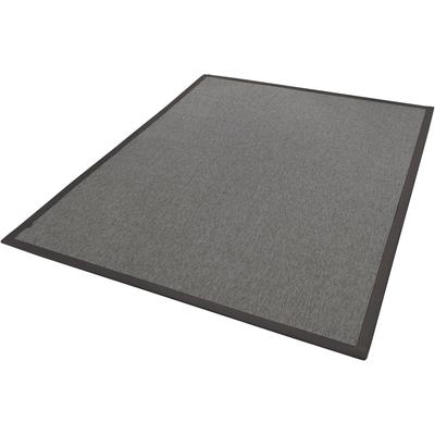 Teppichboden DEKOWE "Naturino RipsS2 Spezial", grau (anthrazit), B:65cm H:8mm L:120cm, Kunstfaser, Teppiche, Flachgewebe, meliert, Sisal-Optik, In- und Outdoor geeignet Image