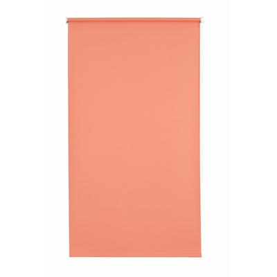 Seitenzugrollo SUNLINES "Uni" Gr. 4, orange (terra), B:122cm H:180cm, Polyester, Rollos, 1 Stück Image