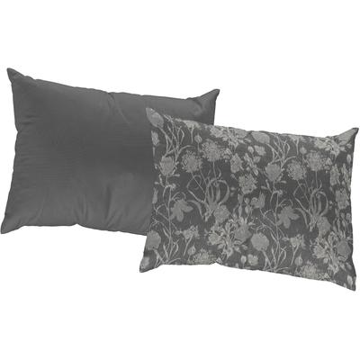 Dekokissen ADAM "Flower Cuveé", grün (olivgrün, geblümt), B:60cm L:40cm, Baumwolle, Dekokissen_Sitzkissen_Kissenhüllen, mit Blumenmuster, Wendekissenhülle ohne Füllung, 1 Stück Image
