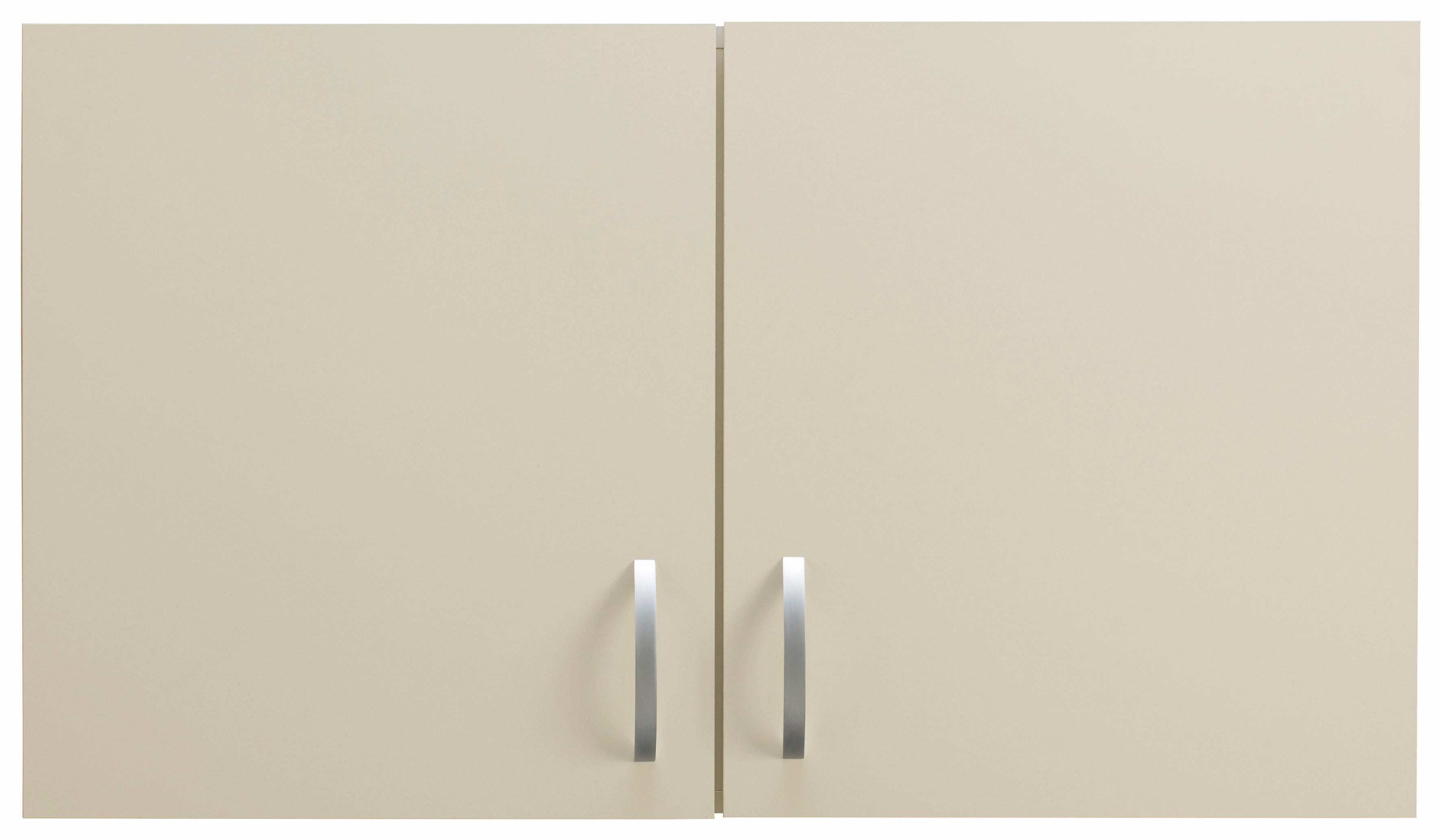 Hängeschrank WIHO KÜCHEN "Flexi", beige (front: magnolia, korpus: sonoma eiche), B:100cm H:56cm T:35cm, Schränke, Hängeschrank, Breite 100 cm breit