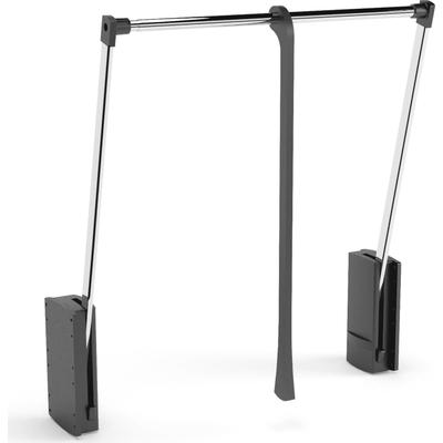 Kleiderstange "Henderson", silber (chromfarben), B:98cm H:84cm T:31cm, Metall, SET ONE BY MUSTERRING, Kleiderstangen, Kleiderlift 98 cm für Schränke Programm Henderson Image