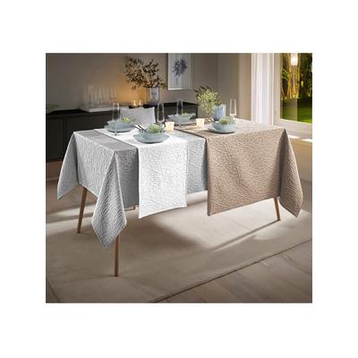 Tischdecke Gr. 4, grau (hellgrau), B:130cm L:160cm, Tischdecken Image