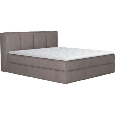 Boxspringbett HOME AFFAIRE "Milano", grau (stone), B:170cm L:230cm, 100% Polyester, Komplettbetten Image
