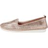 Slipper ANDREA CONTI, Damen, Gr. 36, rosa (rosé, metallic), Glattleder, Leder, sportlich, Schuhe