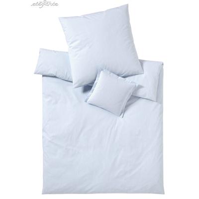 Bettwäsche ELEGANTE "Classico", blau (hellblau), B/L: 155cm x 220cm, , Perkal, B/L: 80cm x 80cm, Perkal, Obermaterial: 100% Baumwolle, Bettwäsche, angenehmes Hautgefühl Image
