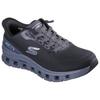 Slip-On Sneaker SKECHERS "ARCH FIT GLIDE-STEP PRO", Herren, Gr. 47,5, schwarz (schwarz, grau), Textil, casual, Schuhe, Trainingsschuh, Laufschuh mit Glide-Step Sohle