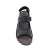 Sandale REFLEXAN, Herren, Gr. 45, blau (marine), Glattleder, sportlich, Schuhe