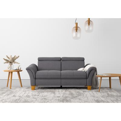 2,5-Sitzer HOME AFFAIRE "Lindgren", braun (espresso), B:185cm H:84cm T:93cm, 100% Polyester, Sofas, wahlweise mit TV-Funktion, links oder beidseitig, Kopfteilverstellung Image