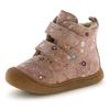 Lauflernschuh NATURINO "Bubble Wide", Kinder, Gr. 23, rosa blumen, Veloursleder, geblümt, casual, Schuhe, Klettstiefel mit Wollfutter, Größenschablone zum Download