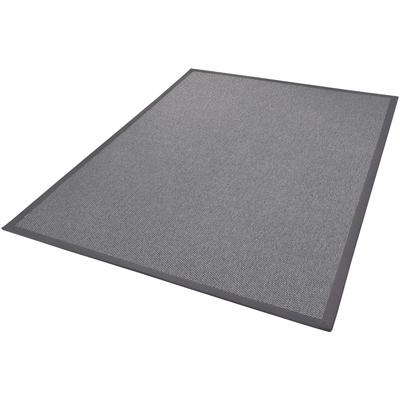 Teppich DEKOWE "Naturana Panama Spezial", grau, B:80cm H:8mm L:300cm, Kunstfaser, Teppiche, Flachgewebe, meliert, Sisal-Optik, mit Bordüre, Wohnzimmer Image