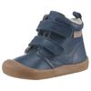 Lauflernschuh NATURINO "WIGGHI VL", Kinder, Gr. 32, blau (navy), Nappaleder, casual, Schuhe, Barfußschuh mit Warmfutter, Größenschablone zum Download