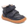 Barfußschuh BISGAARD "barefoot becky lamb", Kinder, Gr. 32, blau (navy), Leder, casual, Schuhe, Winterboots mit Lammfell, Größenschablone zum Download