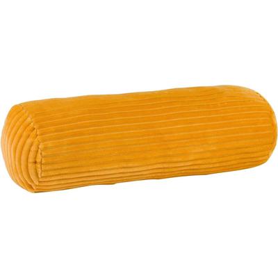Nackenrolle GÖZZE "Cord Optik", gelb (senf), B:22cm L:70cm, Polyester, Funktionskissen, mit samtweicher Oberfläche Image