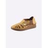 Slipper GEMINI, Damen, Gr. 42, gelb, Glattleder, sportlich, Schuhe