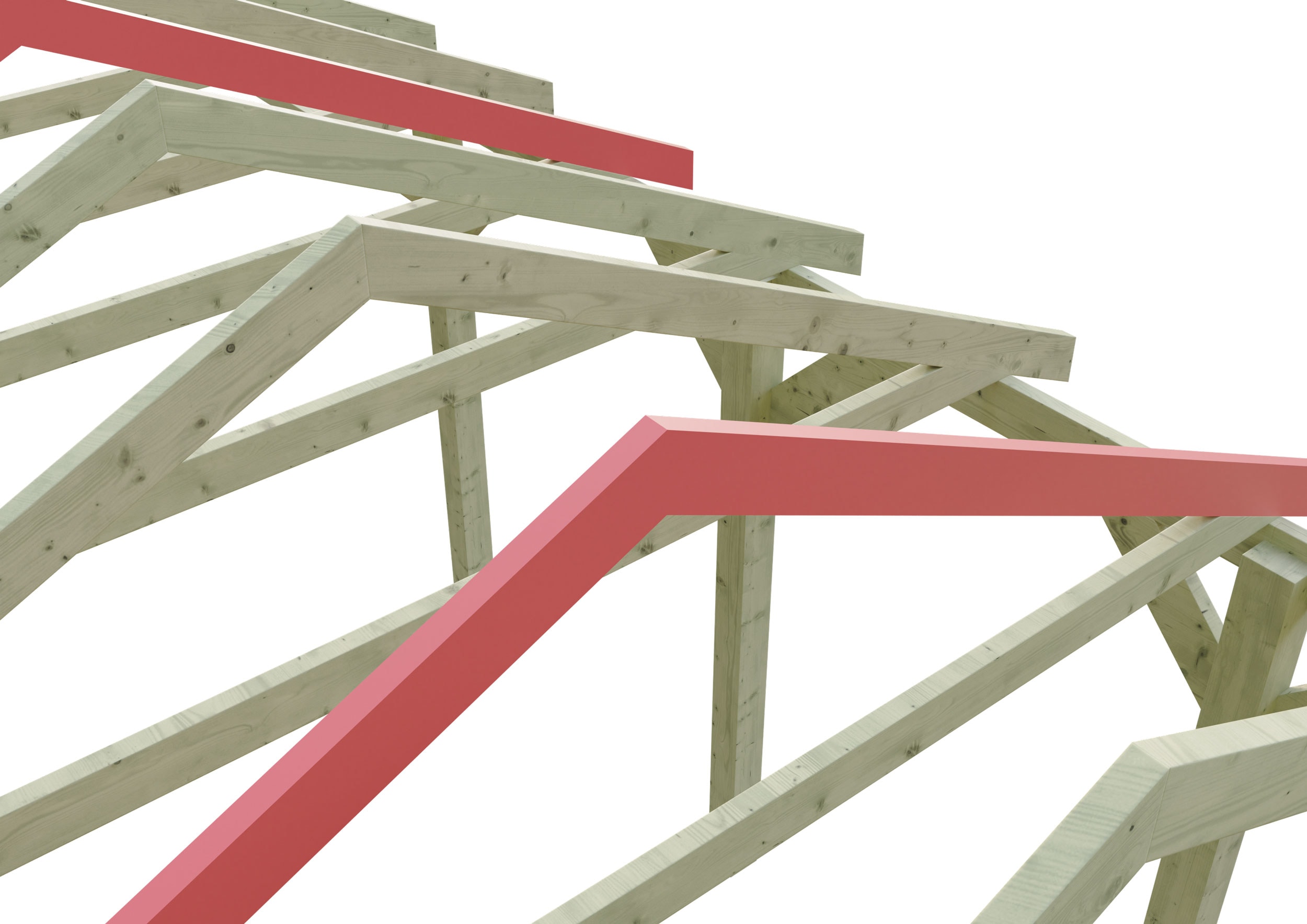 Carport-Stützelement SKANHOLZ "Schneelasterhöhung", grün, B:380cm T:600cm, Stützelemente, sk=3,25kN/m²