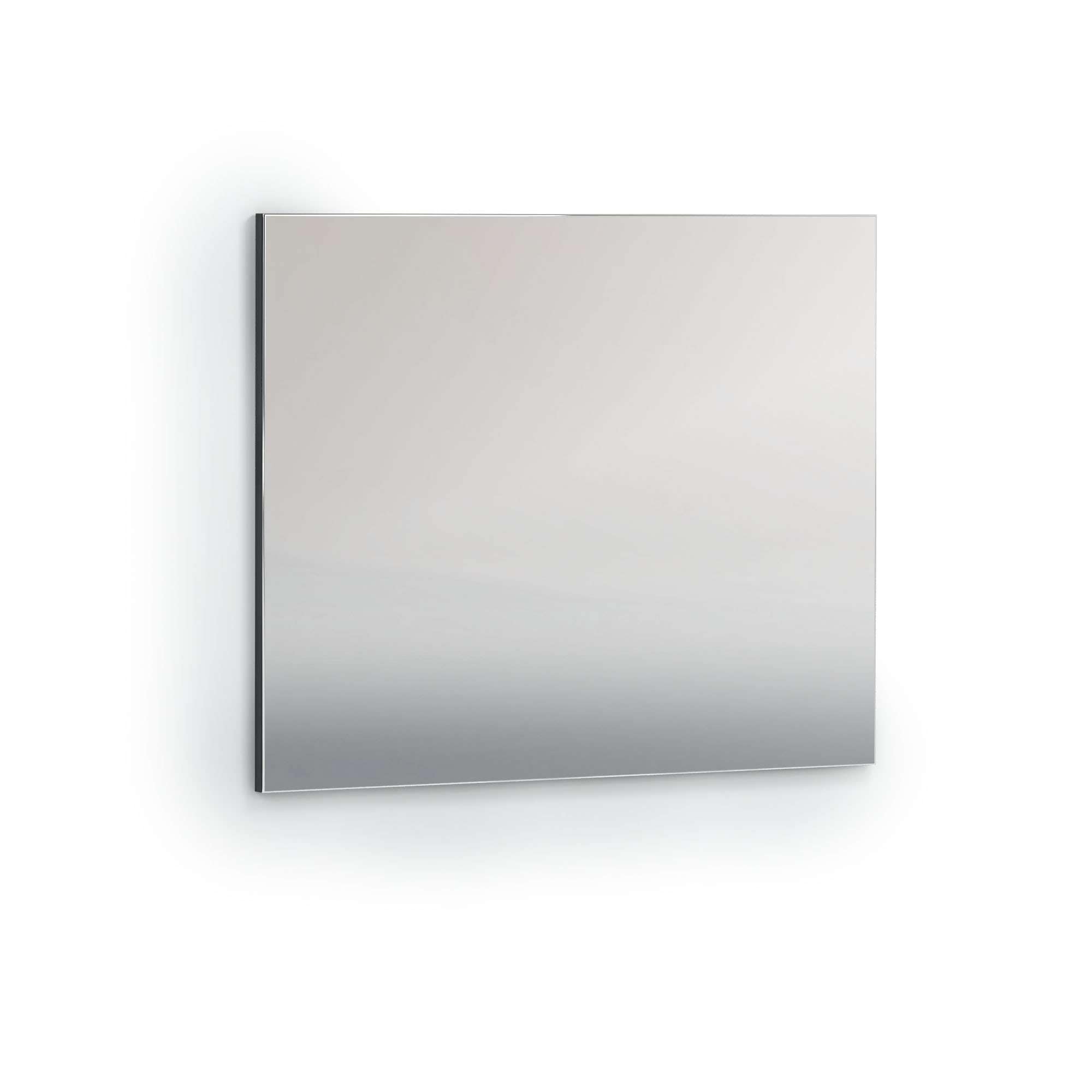 Garderobenspiegel HOME AFFAIRE "Tanko, Spiegel, Garderobenspiegel, 1-St.", grau, B:80cm H:65cm T:2cm, Spiegel, Garderobenspiegel, Made in Italy, hochkant oder quer montierbar, 80x65x2 cm