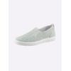 Slipper CASUAL LOOKS, Damen, Gr. 37, grün (pistazie), Veloursleder, sportlich, Schuhe