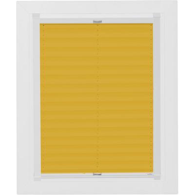 Dachfensterplissee SUNLINES "Young Style Energy Saving", gelb (senfgelb, weiß), B:117,40cm H:136,10cm, Obermaterial: 100% Polyester, Plissees, mit Energiespareffekt, mit Führungsschienen Image