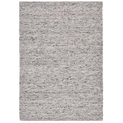 Teppich HEINE HOME Gr. 3, grau (grau, meliert), B:90cm H:12mm L:160cm, Wolle, Schurwolle, Teppiche Image