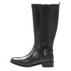 Weitschaftstiefel SHEEGO, Damen, Gr. 38, schwarz, Leder, Schuhe