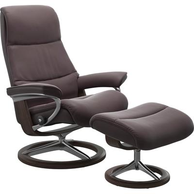 Relaxsessel STRESSLESS "View", rot (bordeaux paloma), B:78cm H:108cm T:78cm, Leder BATICK: BATICK ist ein leicht korrigiertes, durchgefärbtes und genarbtes Möbelleder, bei dem die meisten Unebenheiten und Spuren in der Regel entfernt wurden., Leder... Image