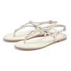 Sandale VIVANCE "Sommerschuh", Damen, Gr. 36, beige (hellbeige), Obermaterial: 100% Lederimitat. Futter: 100% Lederimitat. Decksohle: 100% Textilmaterial. Laufsohle: 100% Synthetik, unifarben, modisch, Schuhe, Zehentrenner, Sommerschuh, Sandalette...