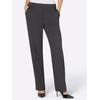 Webhose CREATION L, Damen, Gr. 18, Kurzgrößen, grau (graphit), 65% Polyester, 31% Viskose, 2% Elasthan, 2% Wolle, unifarben, lang, Hosen