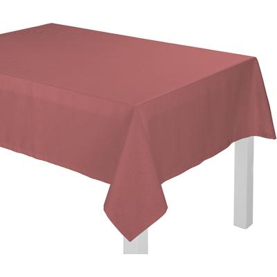 Tischdecke ADAM "Uni Collection Light" Gr. 8, rot (cherryrot), B:145cm L:220cm, Baumwolle, Tischdecken Image