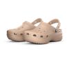 Clog CROCS "Classic Platform Clog W", Damen, Gr. 41, braun (caramel), modisch, Schuhe, Plateau, Sommerschuh, Schlappen, Hausschuh, trendige Plateausohle
