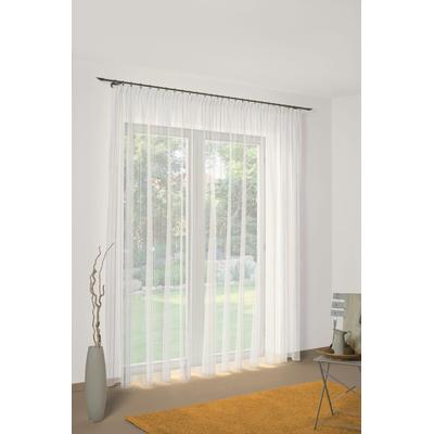 Gardine WIRTH "7227" Gr. 12, orange, B:750cm H:175cm, Polyester, Gardinen, Store - Faltenband 1:3 Image